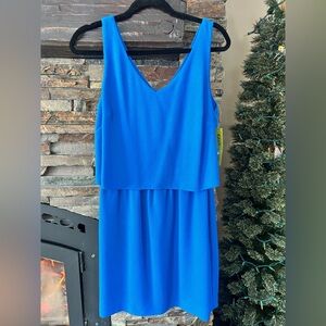 Gianni Bini Pacific Blue Sovia Mini Dress Medium NWT